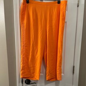 Bright Orange Capri Pants